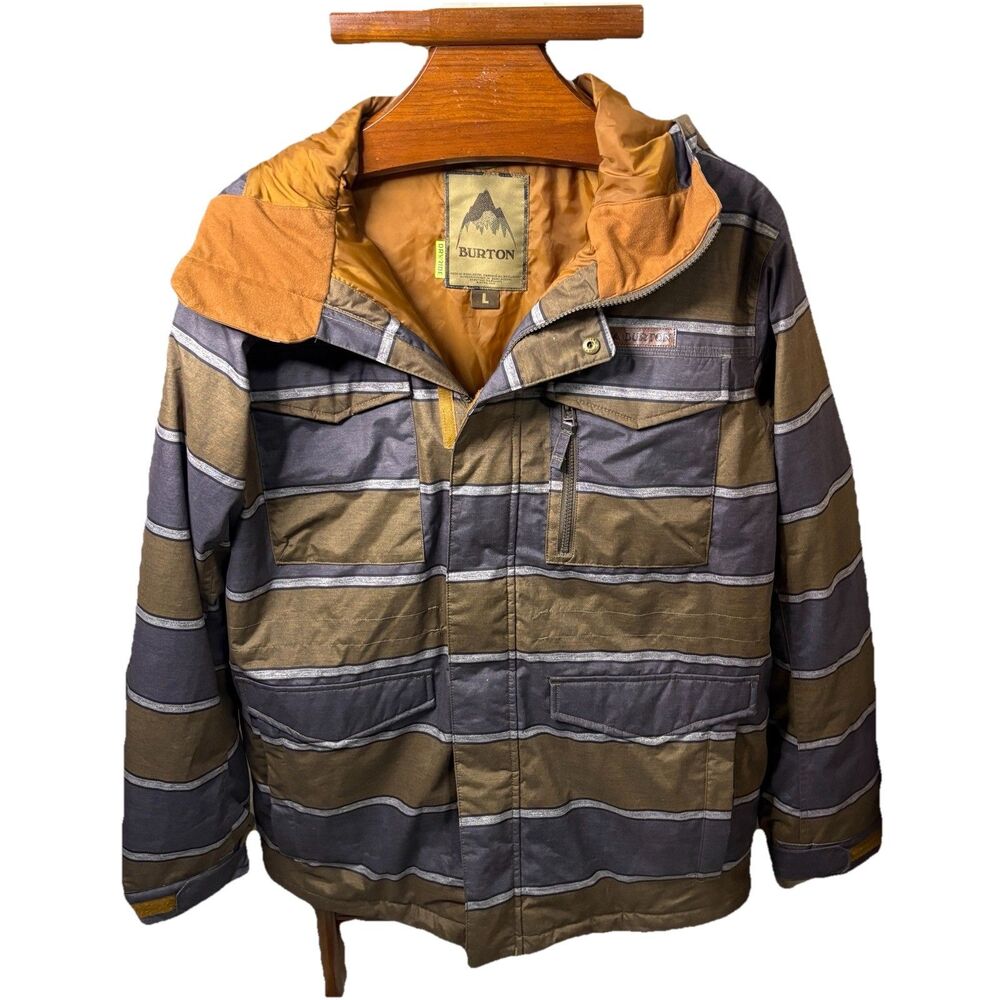 Burton X Mountain Dew Dryride Snowboard Chittagong Ski Jacket Mens Size Large